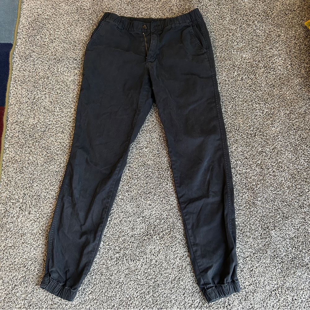 Bearbottom Black Stretch Joggers Mens M